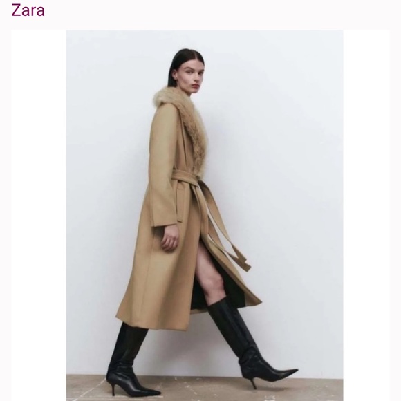 MANTECO ZARA WOOL BLEND COAT PREMIUM QUALITY - Picture 8 of 12